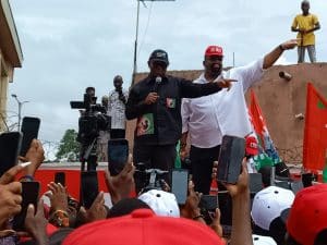 Peter Obi Storms Benin To Campaign For Labour Party Governorship Candidate In Edo, Olumide Akpata (Photos)