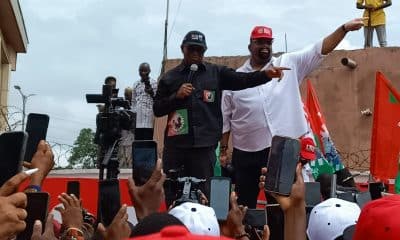 Peter Obi Storms Benin To Campaign For Labour Party Governorship Candidate In Edo, Olumide Akpata (Photos)