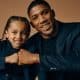 Anthony Joshua and his son