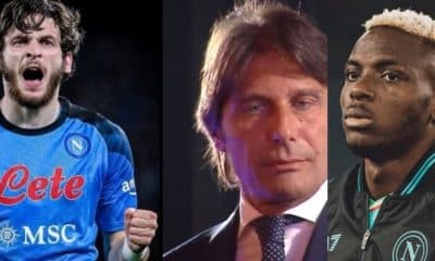 Antonio Conte: Napoli Coach Comments On Osimhen, Kvaratskhelia, Lukaku's Future