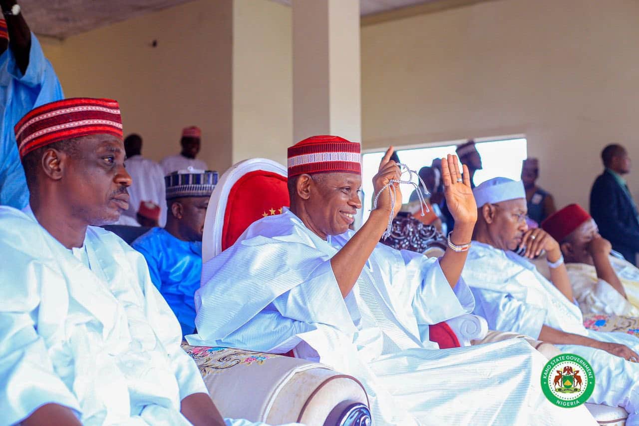 "I Am Pleased, May We Witness More Of It" - Gov Yusuf Reacts As Emir Sanusi Holds Sallah Durbar In Kano