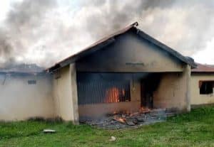 Angry Youths Set INEC Office Ablaze In Benue