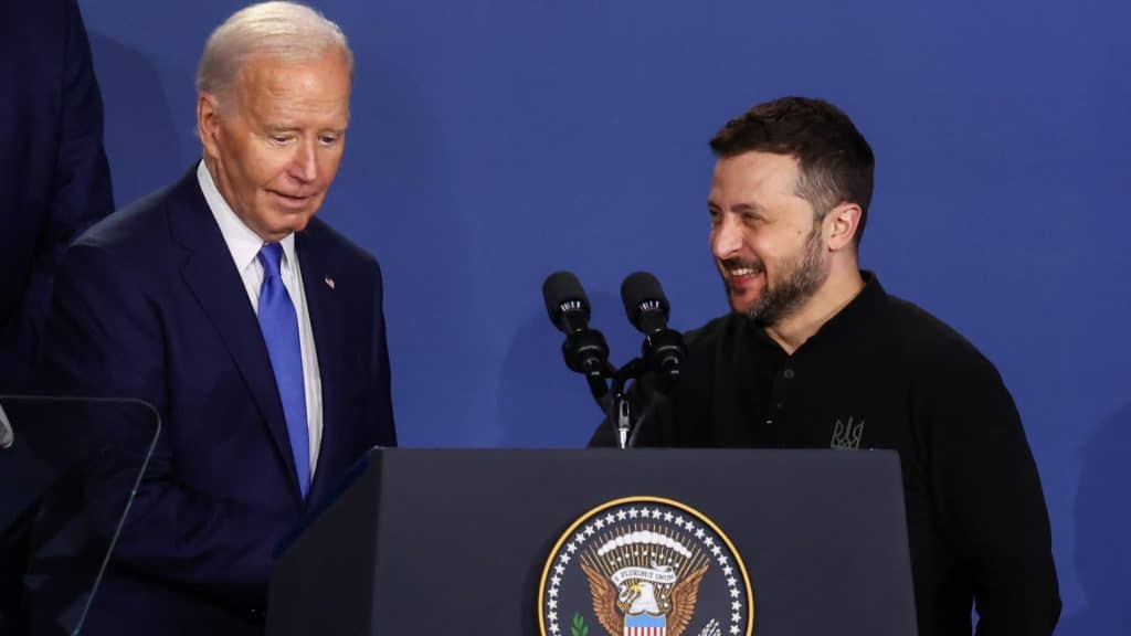 Biden Introduces Zelensky As Putin At NATO Ceremony (Video)