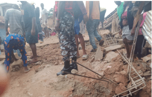 Many Trapped As 2-Storey Building Collapses In Anambra Market