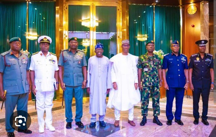 Details Of High Level Meeting Between President Tinubu And Security Chiefs Emerge