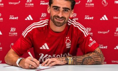 Jota Silva signs for Nottingham Forest.