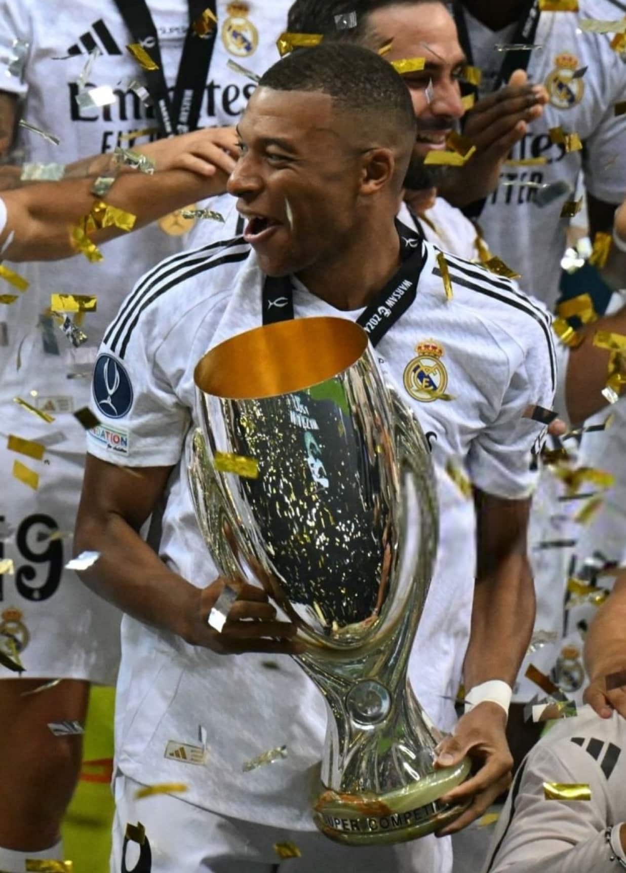 Kylian Mbappe win UEFA Super Cup.