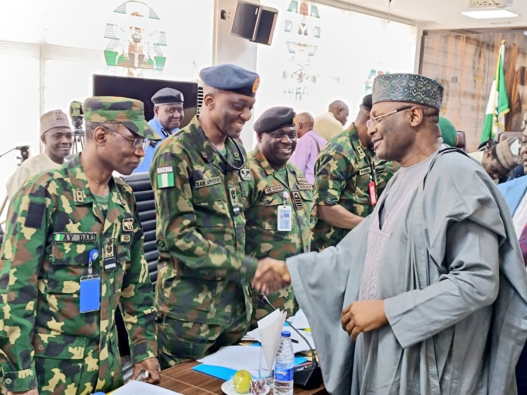 Photos: INEC Holds Crucial Security Meeting Ahead Of Ondo, Edo Governorship Elections