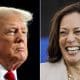 Kamala Harris and Trump