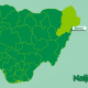 Map of Borno State, Nigeria