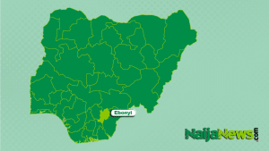 Map of Ebonyi State, Nigeria