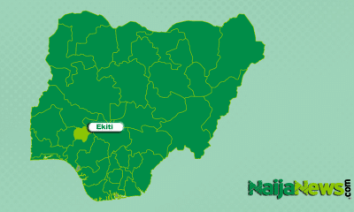 Map of Ekiti State, Nigeria