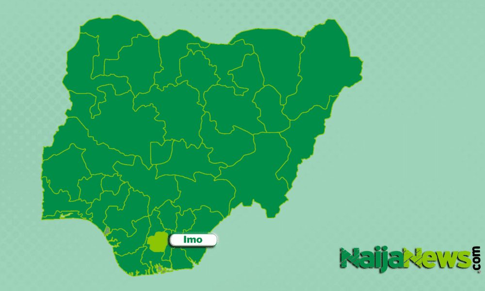 Map of Imo State, Nigeria