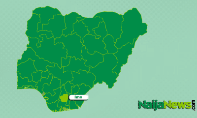 Map of Imo State, Nigeria