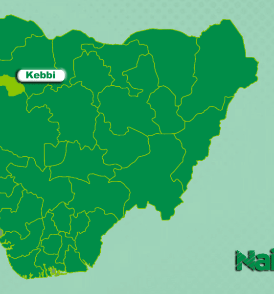 Map of Kebbi State, Nigeria