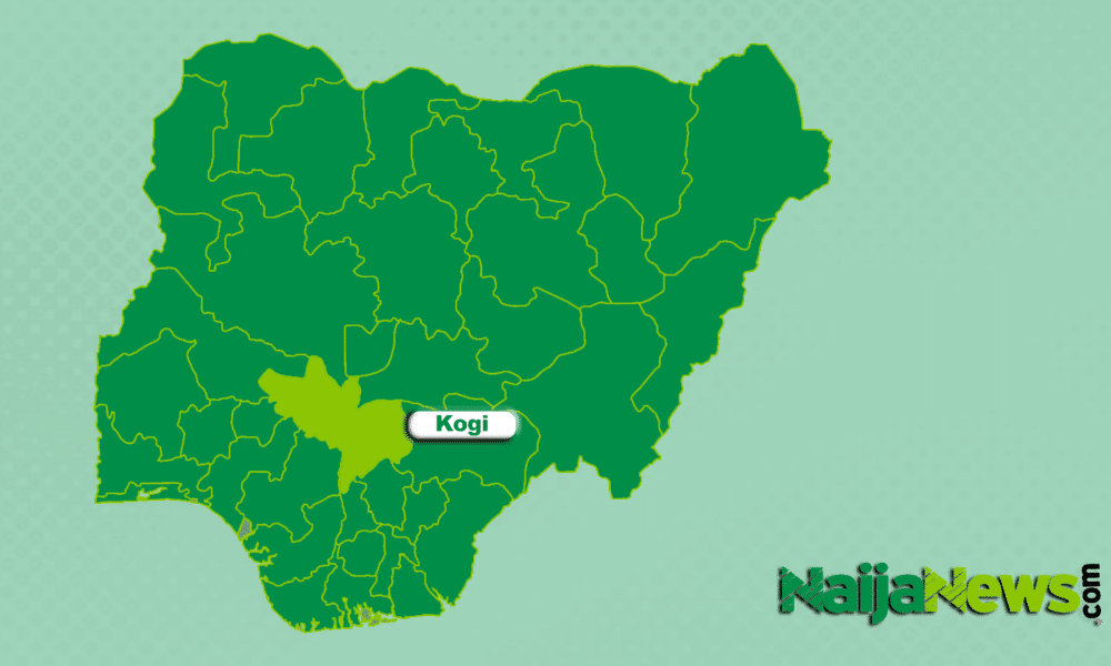 Map of Kogi State, Nigeria