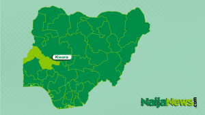 Map of Kwara State, Nigeria