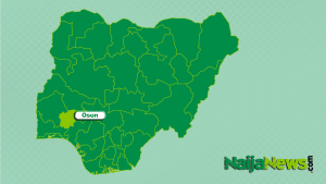 Map of Osun State, Nigeria