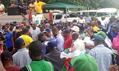  NLC President, Joe Ajaero Arrives Police Facility In Company Of  Falana