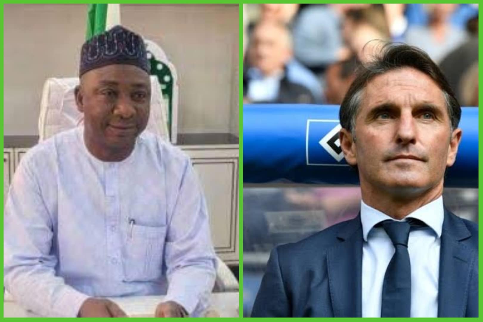 Ibrahim Gusau and Bruno Labbadia