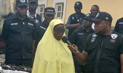 Police Arrest Woman With AK-47 Hidden In Garri Sack