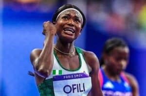 Nigerian sprinter Favour Ofili secured her place in the final of the women’s 200 meters at the 2024 Olympics.