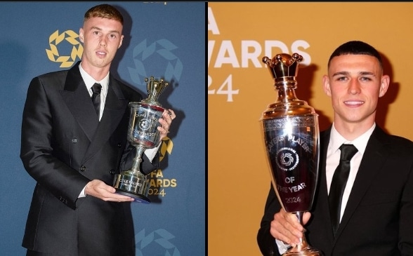 Cole Palmer and Phil Foden win the PFA award.