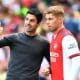 Mikel Arteta and Emile Smith Rowe