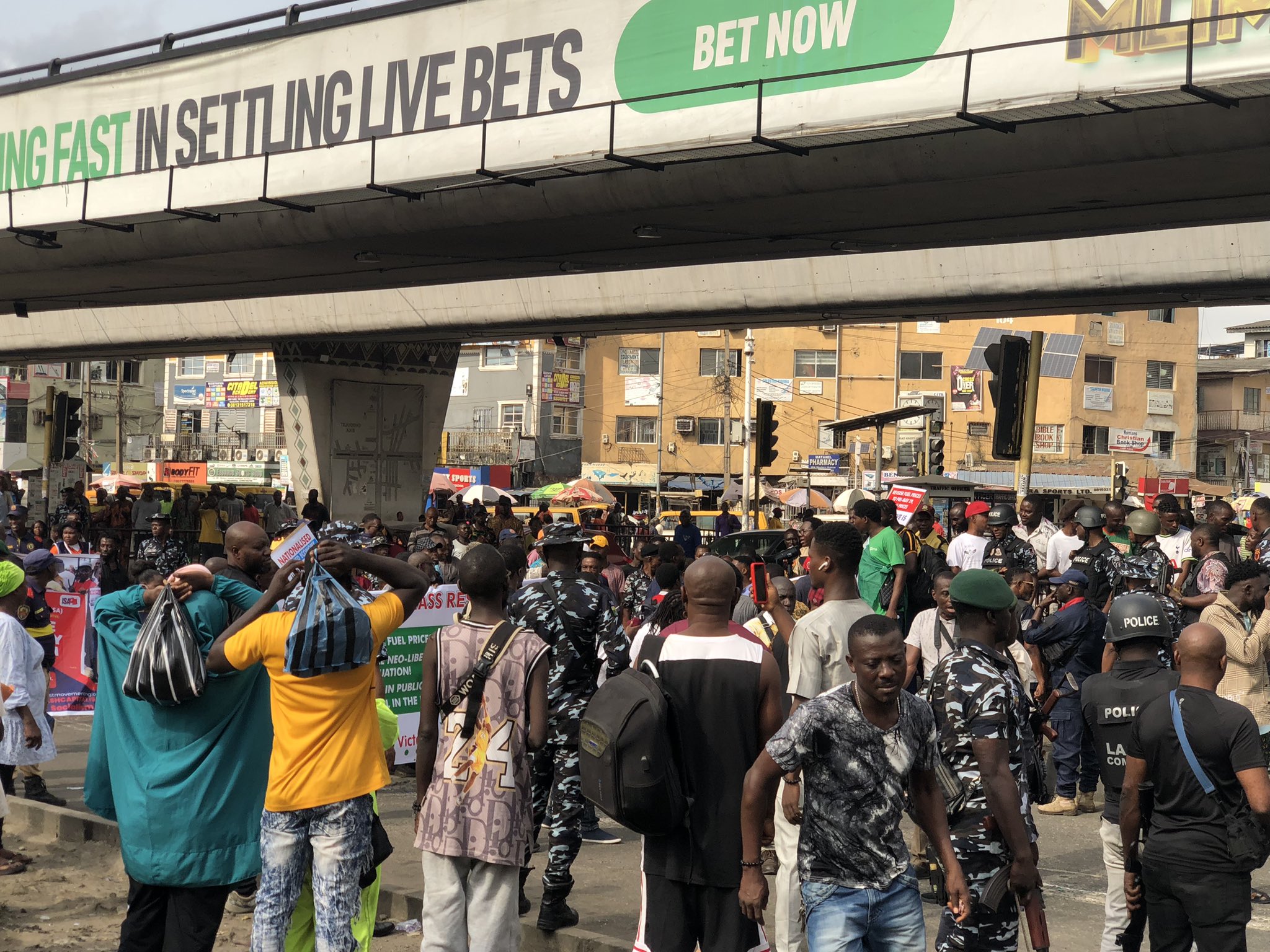 My Son's Future Will Not Be A Waste - Man Cries Out During Hardship Protest In Lagos