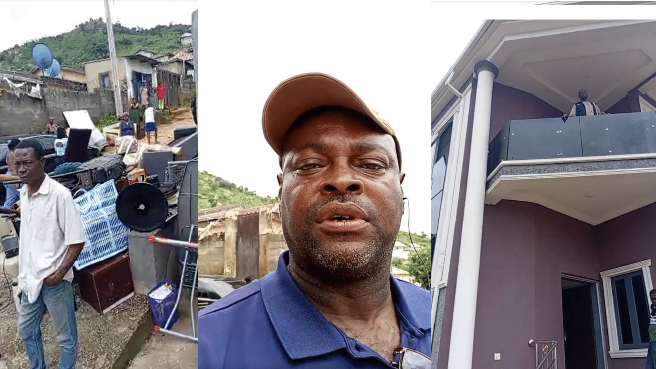 VIDEO: Benue Politician Evicted From His House As Wife Used Property To Obtain Loan Without His Consent