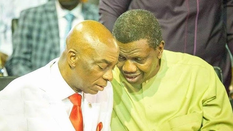 Pastor Adeboye Felicitates Bishop Oyedepo On 70th Birthday