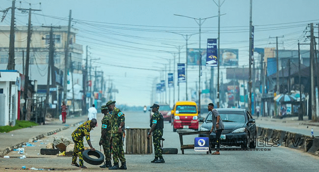 Edo Election: Tension As Security Operatives Block Major Roads Ahead Of Guber Polls