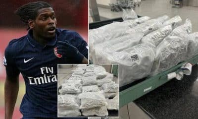 Former Arsenal Striker Arrested For Alleged £600,000 Cannabis Smuggling