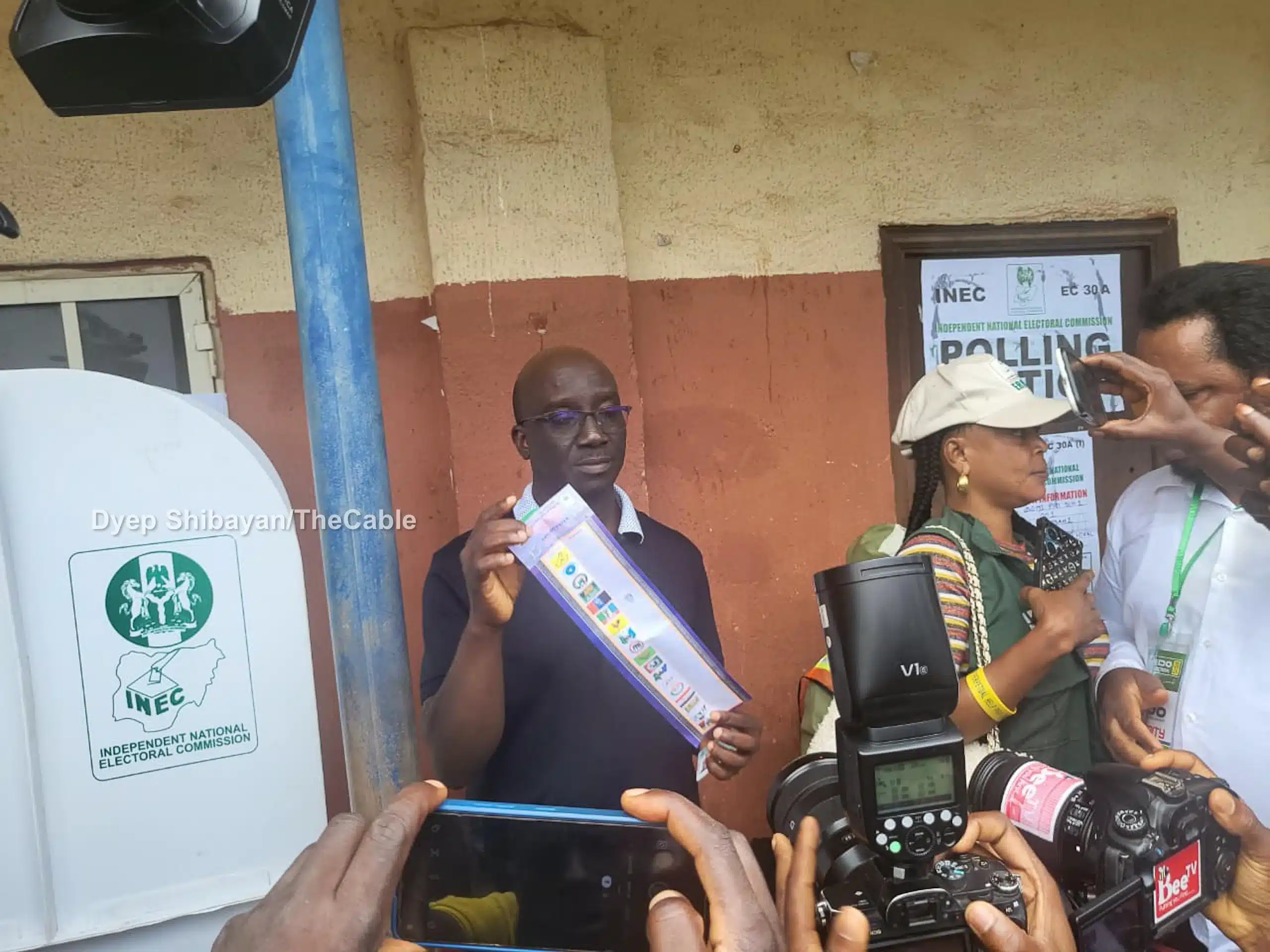 #EdoElectionResult: Okpebholo Wins His Polling Unit Convincingly For APC