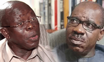 Video: Oshiomhole Mocks Obaseki And Wife's Childlessness, Says They Don't Love Children