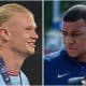 Erling Haaland and Kylian Mbappe