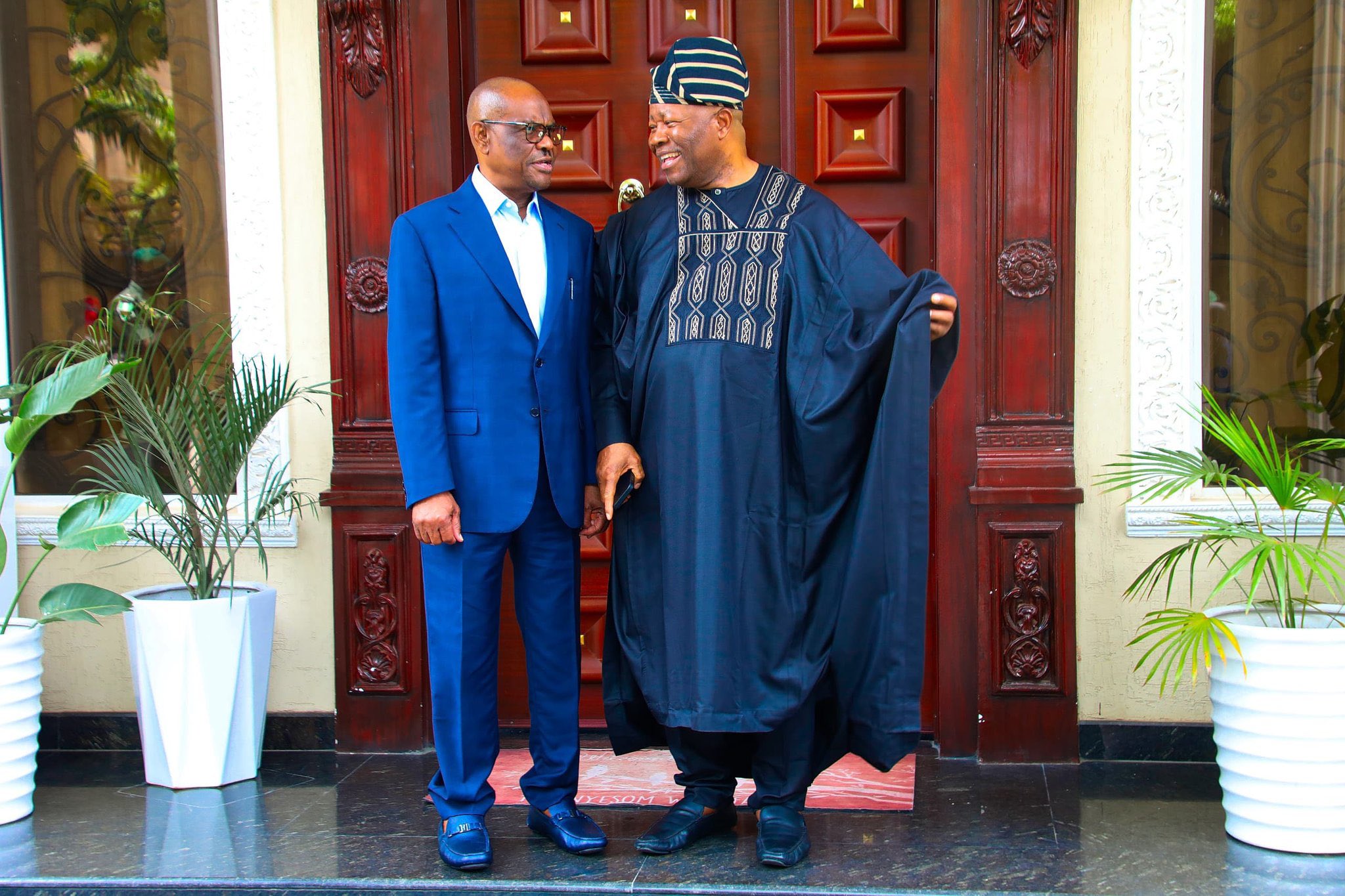 Senate President Akpabio Visits Wike In Abuja (Photos)