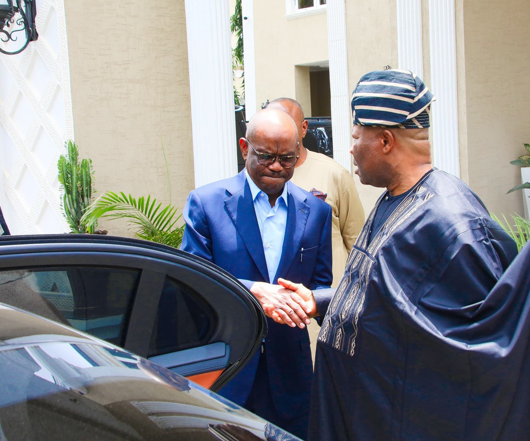 Senate President Akpabio Visits Wike In Abuja (Photos)