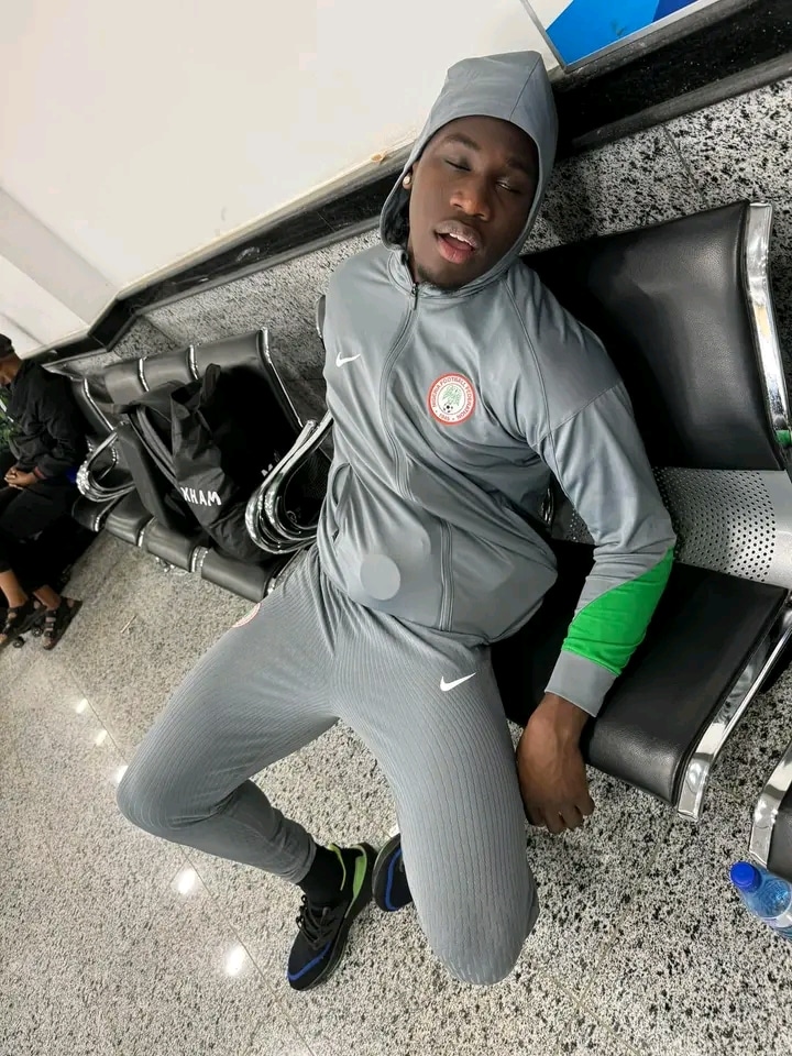 Calvin Bassey sleeping in Libya 