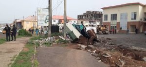 Saraki Reacts As Govt Pulls Down APC Chieftain's Multi-Million Naira Mall In Kwara