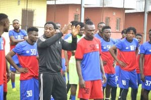 Daniel Amokachi with Lobi Stars