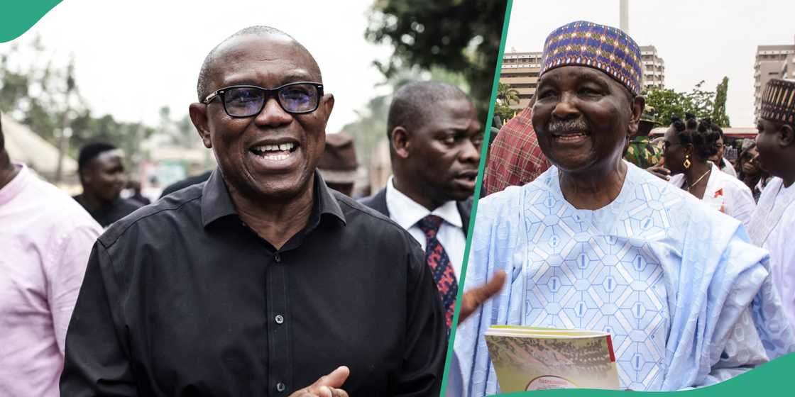 Peter Obi and Gowon