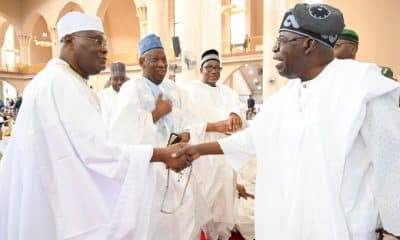 President Tinubu, Atiku Abubakar 'Meet' In Abuja (Photo)