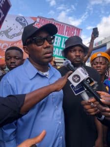 #FearlessOctober1 Protest: Sowore Joins Demonstrators In Lagos