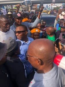 #FearlessOctober1 Protest: Sowore Joins Demonstrators In Lagos