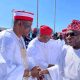 PHOTOS: Shettima, Saraki Arrives Kano As Obasanjo Storms Kwankwaso’s Daughter’s Wedding In Red Cap