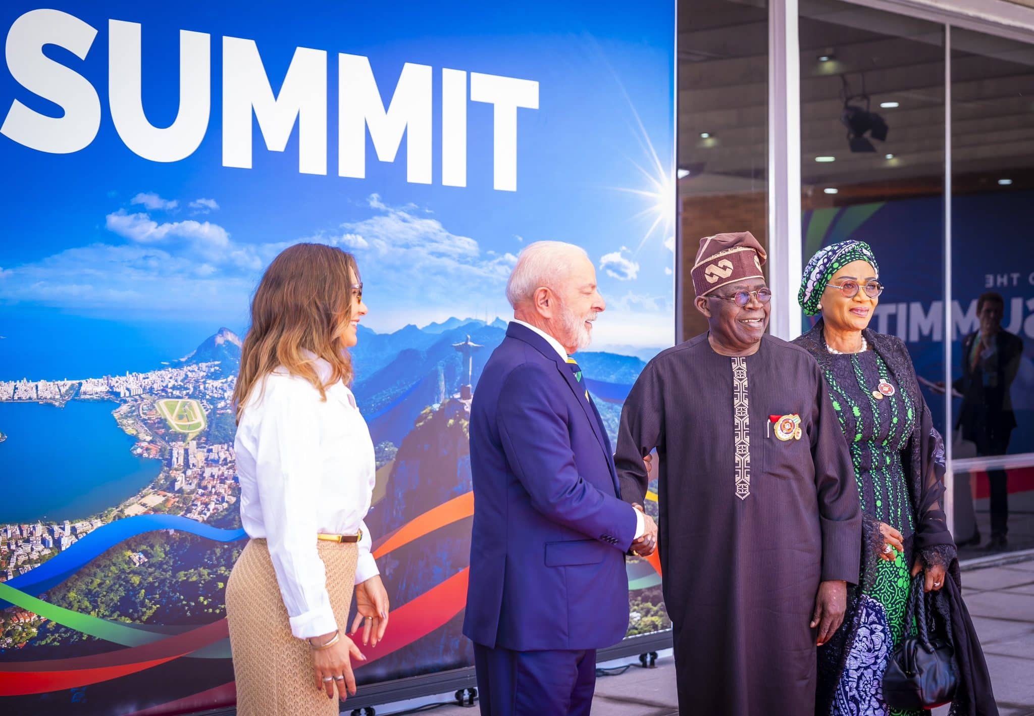 Brazil President Tinubu, Wife To 2024 G20 Summit Opening (Photos)