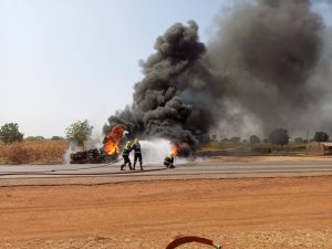 Just In: Panic As Fuel Tanker Explodes In Jigawa