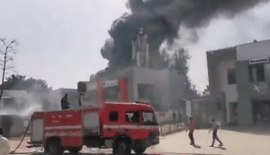 Breaking: Fire Engulfs Telecoms Facility In Abuja