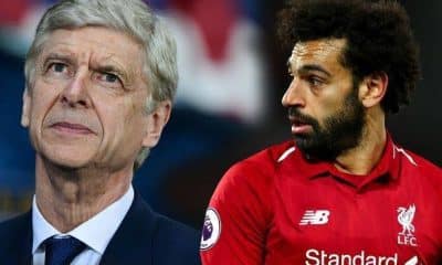 Arsene Wenger and Mohammed Salah